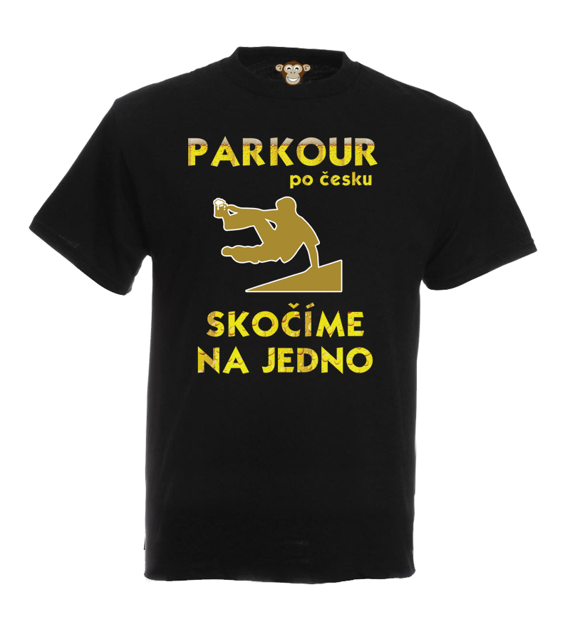 Pánské tričko - Parkour po česku